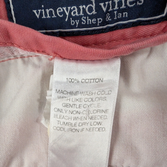 Men's Vineyard Vines Coral Shorts - Picture 4 of 7